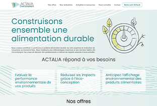 Visuel du site Actalia Environnement